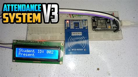 how rfid attendance system works|rfid attendance system using nodemcu.